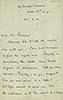 Letter from Emmeline Pethick to F. W. Lawrence