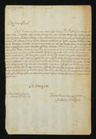 Letter from the Vice-Chancellor and Senate of the University of Cambridge to Johannes Hevelius