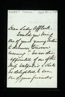 Letter from Florence E. C. Okes