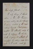 Letter from George E. Paget