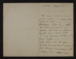 Letter from X. Bernardos to Henry Babington Smith