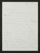 Draft letter from Elizabeth Trevelyan to Crompton Llewelyn Davies