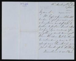 Letter from Dora Twyford to Richard Monckton Milnes