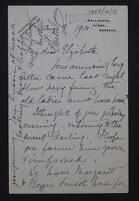 Letter from Caroline Trevelyan to Elizabeth Trevelyan