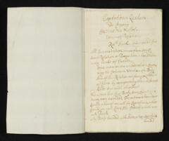 Copy of notes by Robert Hooke on the extension and movement of the body