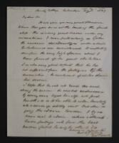 Letters from George Peacock to Francis Ellis