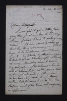 Letter from J. Clerk Maxwell to R. B. Litchfield