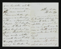 Letter from Thomas Babington Macaulay to Alfred Westwood