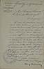 Letter from General Wroblewski to the commandant of the fort at Montrough