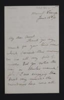 Letter from William Whewell Statter