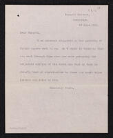 Copy of letter from W. W. Rouse Ball to Andrew Russell Forsyth