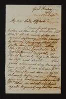 Letter from C. [J?] La Trobe