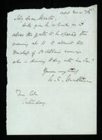 Letter from William C. Mathison to William Whewell