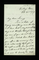 Letter from Robert Leslie Ellis