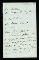 Letter from Mary E. Lyell