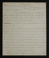 Letter from Robert Leslie Ellis to D. F. Gregory