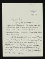 Letter from Bertrand Russell to Lucy Silcox