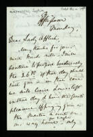 Letter from Sophia Malthus