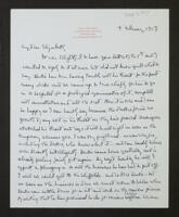 Letter from Edith Russell to Elizabeth Trevelyan