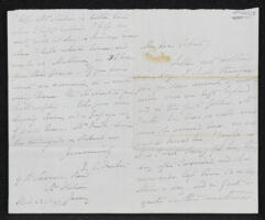 Letter from William Carr Fenton to Robert Pemberton Milnes