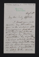 Letter from Caroline A. Owen