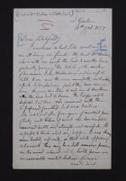 Letter from J. Clerk Maxwell to R. B. Litchfield