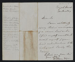 Letter from William Wyon