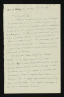 Letter from Bertrand Russell to Lucy Silcox