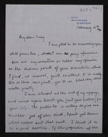 Letter from Umberto Morra di Lavriano  to R. C. Trevelyan