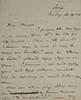Letter from John Herschel