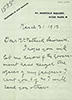 Letter from Hertha Ayrton to F. W. Pethick-Lawrence