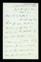 Letter from Robert W. Browne