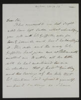 Letters to Richard Monckton Milnes concerning John Griffiths