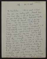 Letter from Michael Wickham to Julian Trevelyan