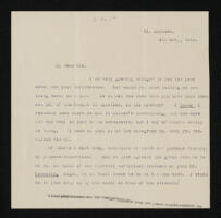 Letter from D'arcy Wentworth Thompson to Alwyn Faber Scholfield