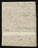 Draft of report by Hooke on findings on fossils by Richard Waller