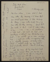 Letter from Tanya Langendonck to Julian Trevelyan