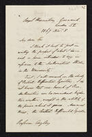 Letter from George Biddell Airy to Arthur Cayley