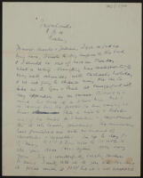 Letter from Tanya Langendonck to Julian Trevelyan and Ursula