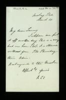 Letter from Robert Leslie Ellis