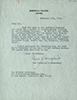 Letter from P. L. Wingfield to — (secretary to F. W. Pethick-Lawrence)