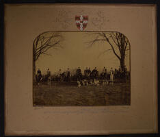 Photographs of Cambridge University clubs and a Trinity College room belonging to Lawrence Williams