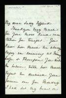 Letter from Frances E. Cartmell